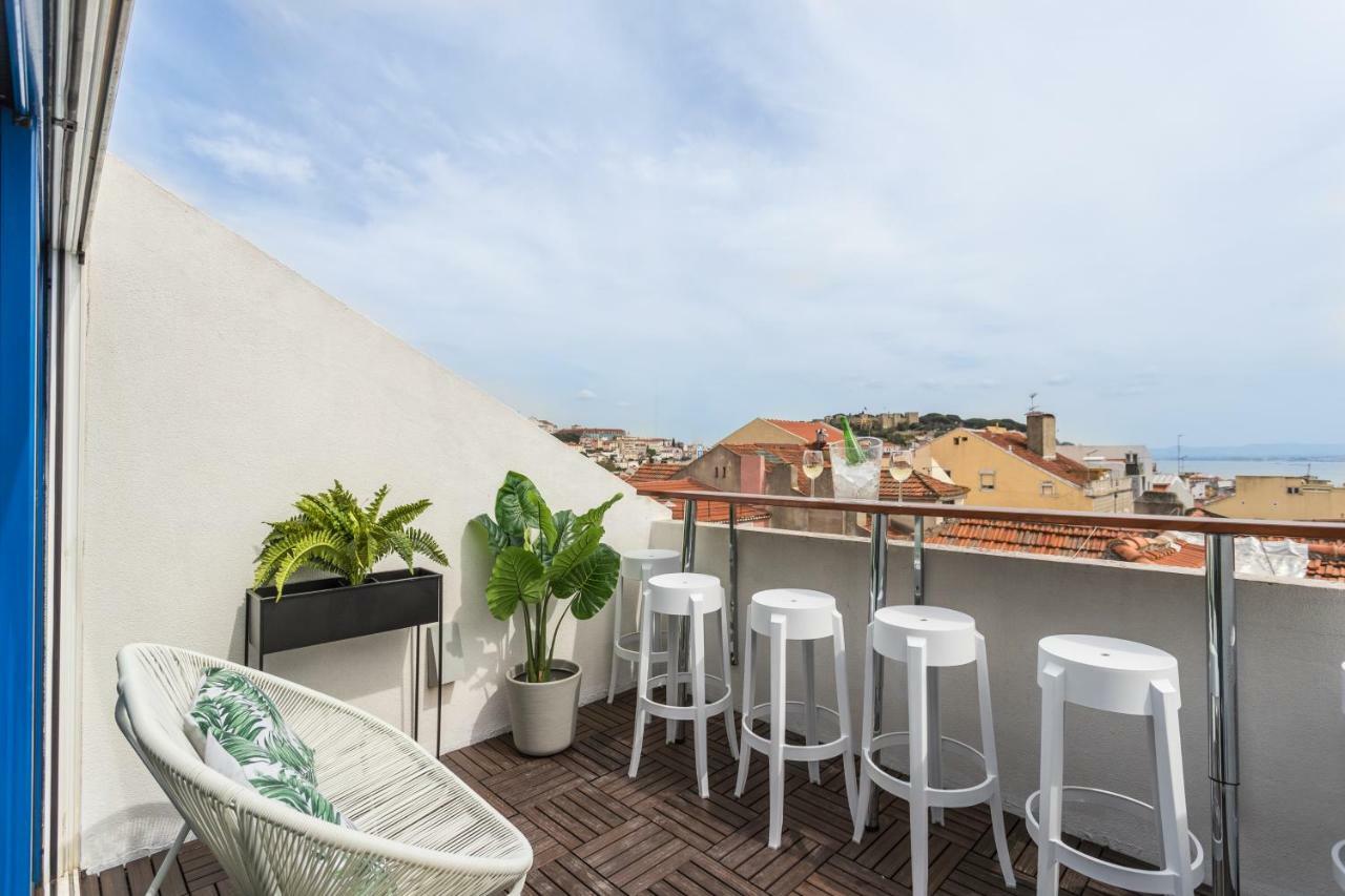 Rossio Penthouse Three-Bedroom Apartment W/ River View And Parking - By Lu Holidays リスボン エクステリア 写真